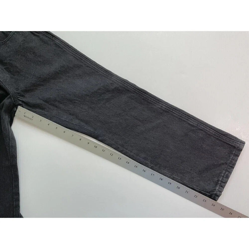 OLD NAVY Kid's Overalls Denim Black Cotton Unisex Boy's Girl's Large 10/12